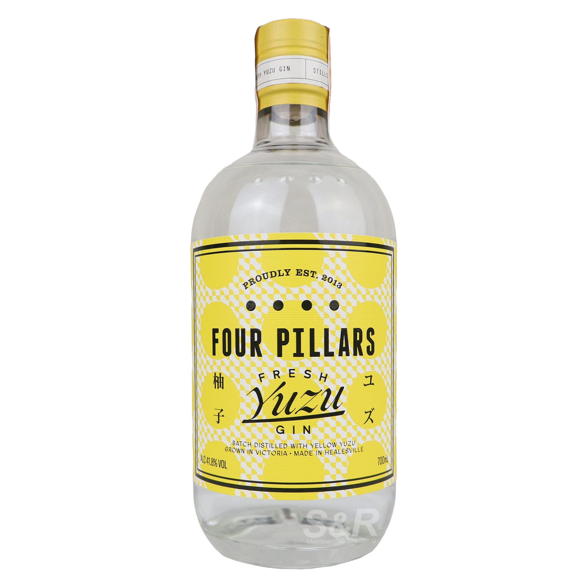 Four Pillars Yuzu Gin 700mL Four Pillars Yuzu Gin 700mL